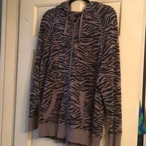 TORRID zebra hoodie!